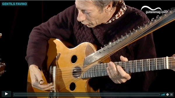 Michel Gentils et ses guitares Favino